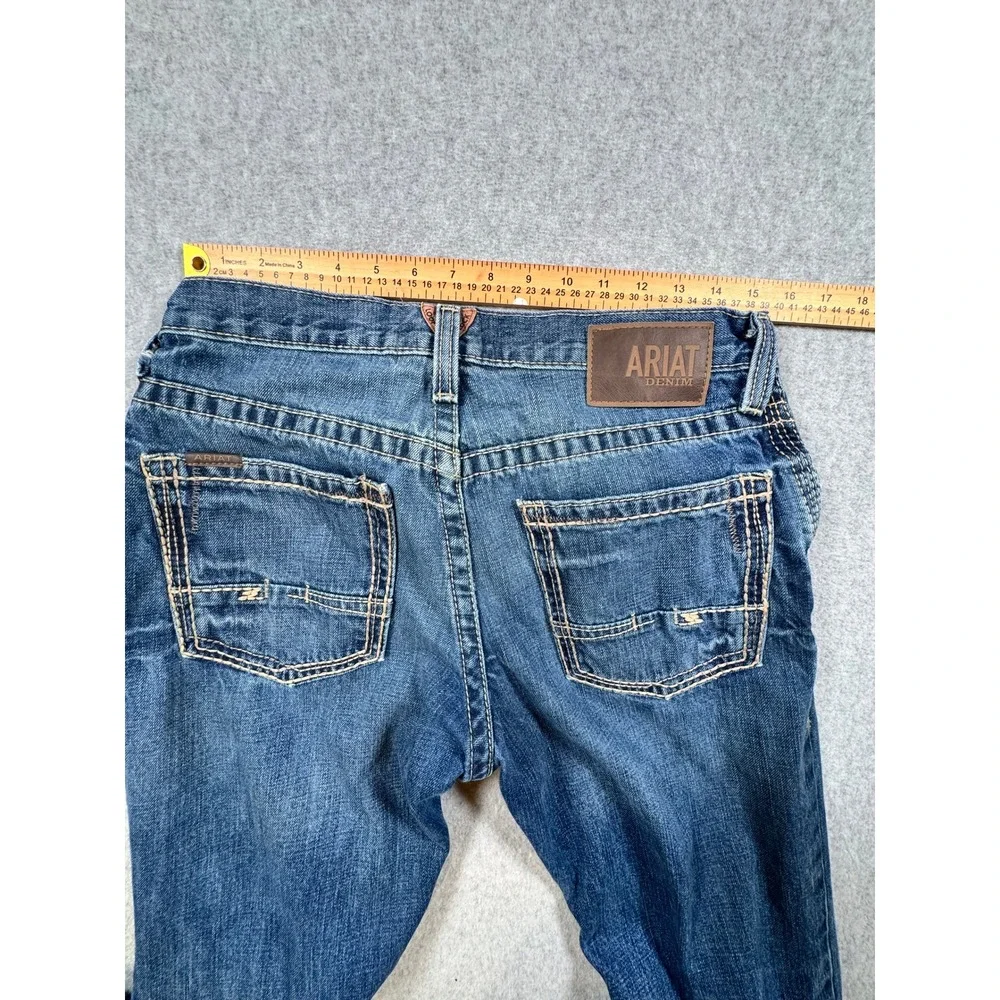 Ariat M4 Relaxed Boot Cut Jeans Mens 31x30 Medium Wash Denim Western Workwear